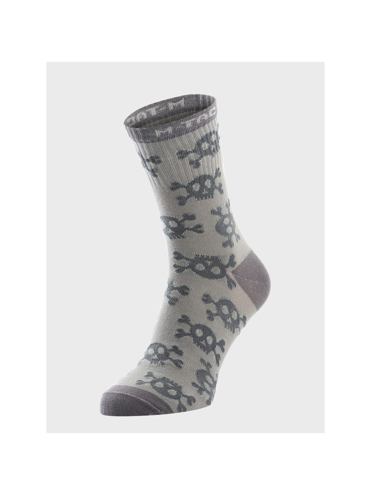 M-TAC Skarpety Lekkie Mk.3 Pirate Skull Jasnoszary 39-42