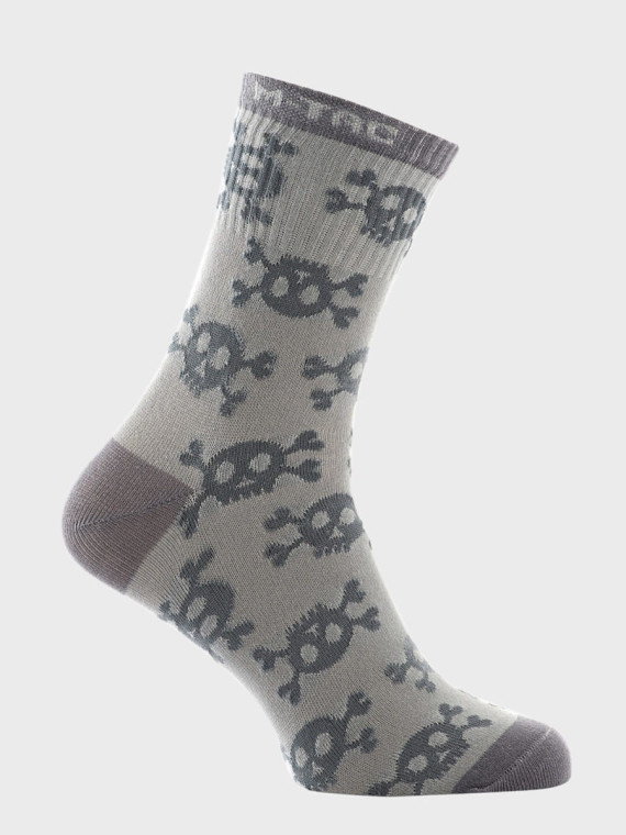M-TAC Skarpety Lekkie Mk.3 Pirate Skull Jasnoszary 39-42