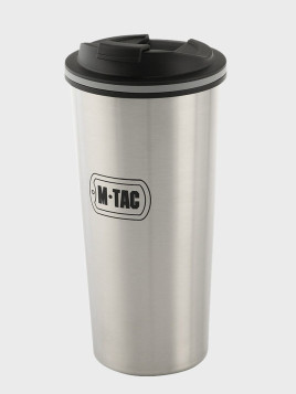 M-TAC KUBEK TERMICZNY PRÓŻNIOWY ZAWOREM 450 ml STAL NIERDZEWNA