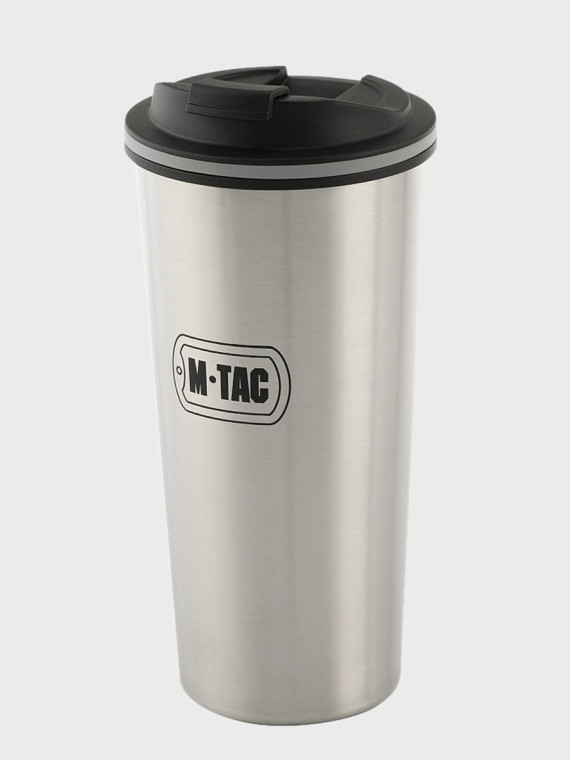 M-TAC KUBEK TERMICZNY PRÓŻNIOWY ZAWOREM 450 ml STAL NIERDZEWNA