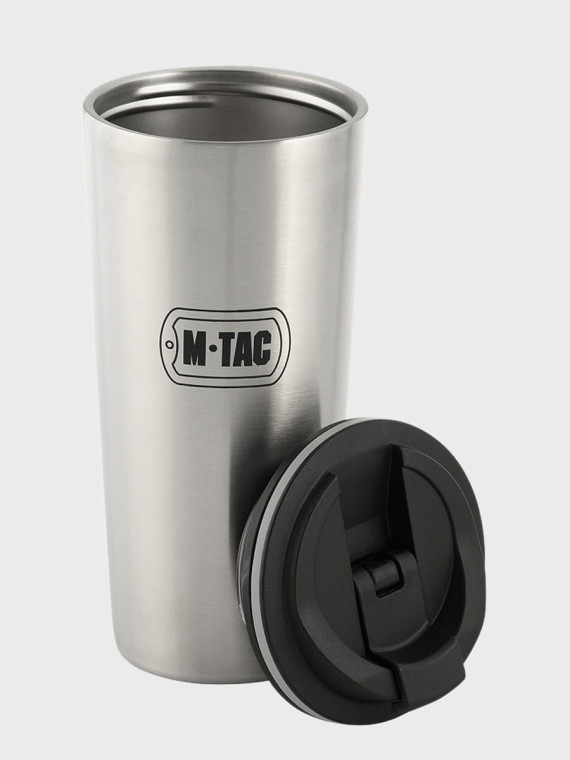 M-TAC KUBEK TERMICZNY PRÓŻNIOWY ZAWOREM 450 ml STAL NIERDZEWNA