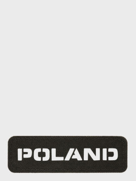 M-TAC Naszywka Poland Laser Cut Rzep 25x80mm Czarna