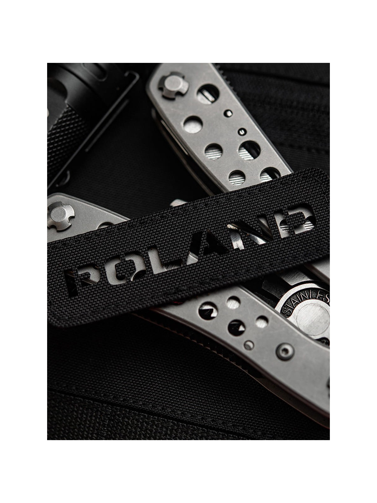 M-TAC Naszywka Poland Laser Cut Rzep 25x80mm Czarna