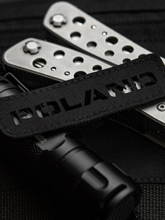 M-TAC Naszywka Poland Laser Cut Rzep 25x80mm Czarna