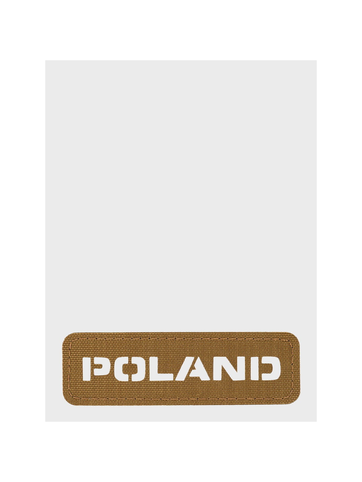 M-TAC Naszywka Poland Laser Cut Rzep 25x80mm Coyote