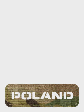 M-TAC Naszywka Poland Laser Cut Rzep 25x80mm Multicam