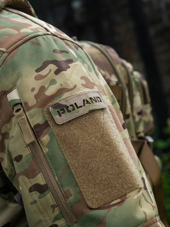 M-TAC Naszywka Poland Laser Cut Rzep 25x80mm Multicam