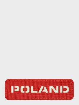 M-TAC Naszywka Poland Laser Cut Rzep 25x80mm Czerwono/biały