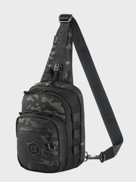 M-TAC PLECAK TORBA NA JEDNO RAMIĘ CROSS SLIM  MULTICAM BLACK