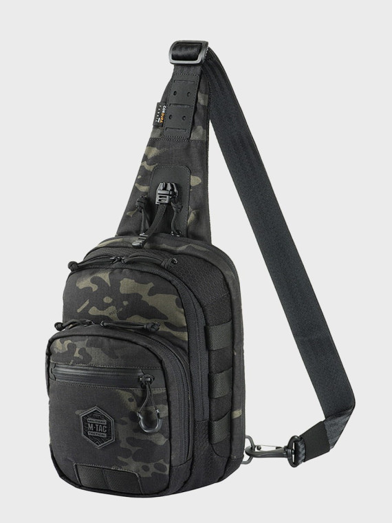 M-TAC PLECAK TORBA NA JEDNO RAMIĘ CROSS SLIM  MULTICAM BLACK