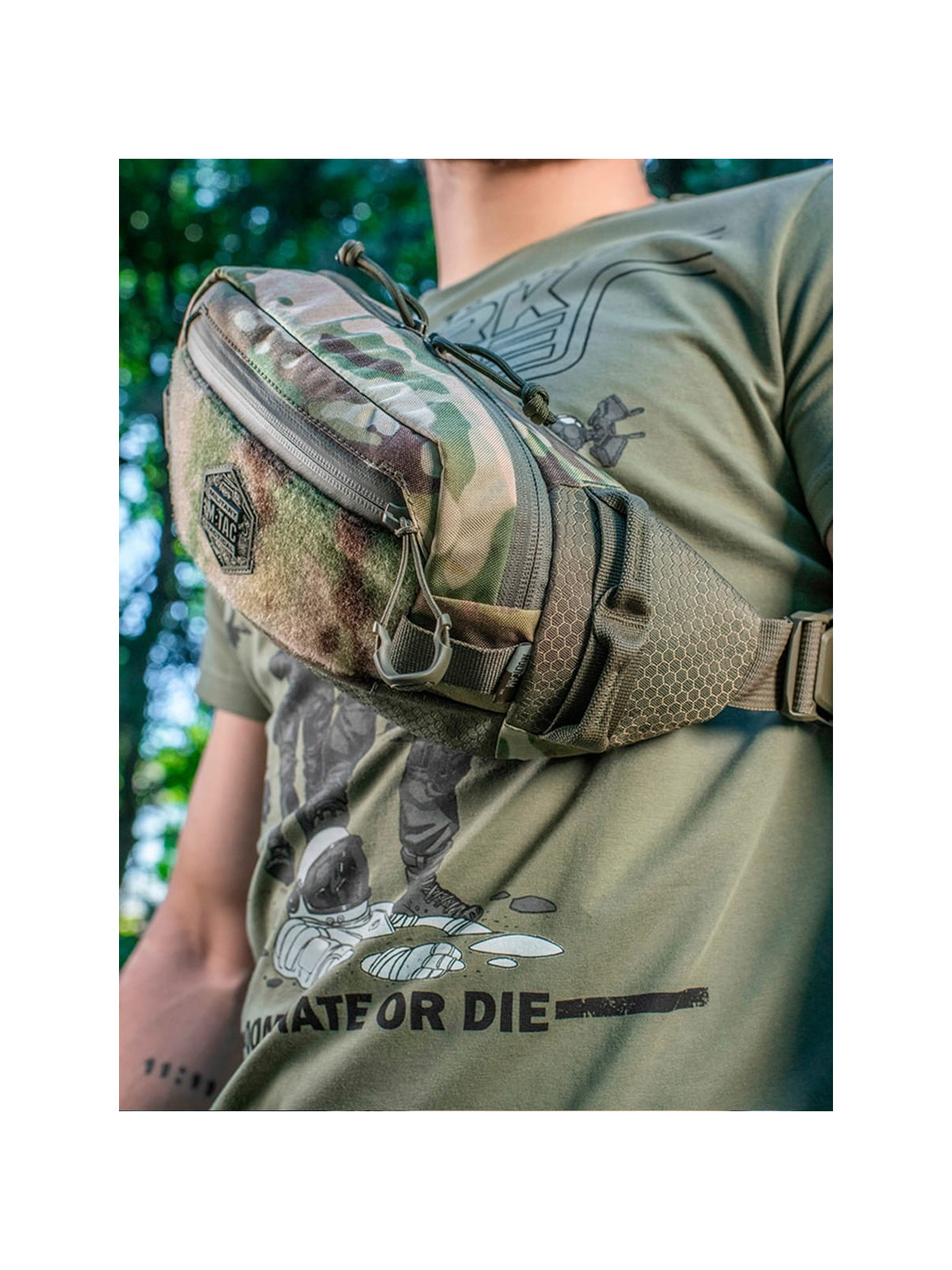 M-TAC Torba Nerka Waist Bag Hex Multicam/oliwkowy