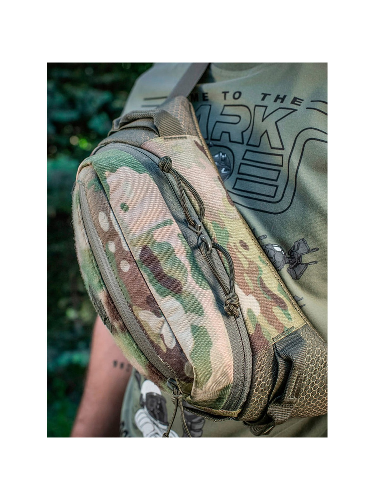 M-TAC Torba Nerka Waist Bag Hex Multicam/oliwkowy