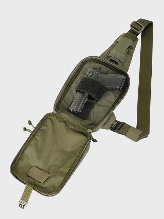 M-TAC Torba na Ramię Saszetka Elite Sling Pistol Hex Rzep oliwkowa