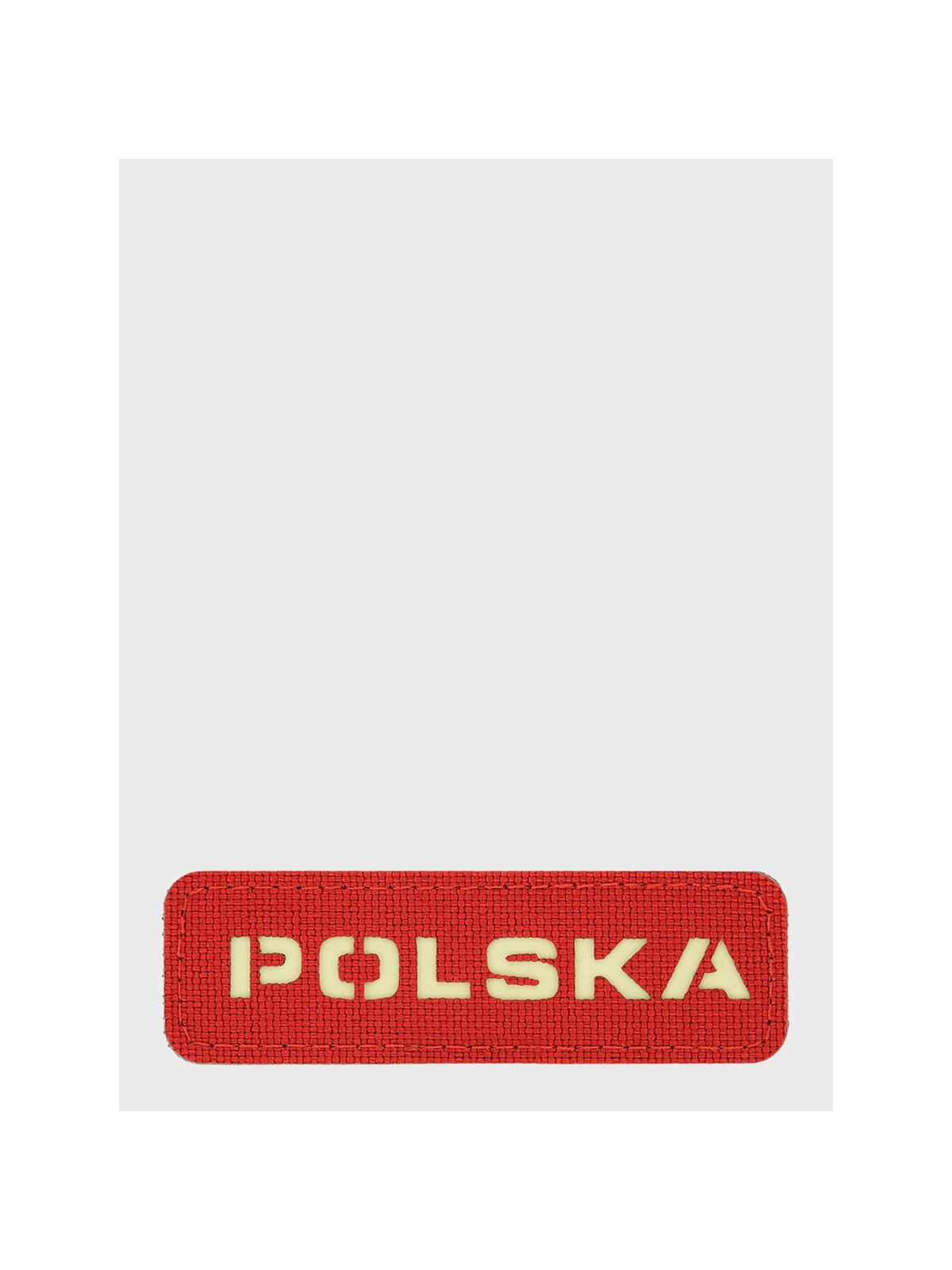 M-TAC Naszywka Polska Laser Cut Rzep 25x80mm Czerwono-fluoroscencyjna