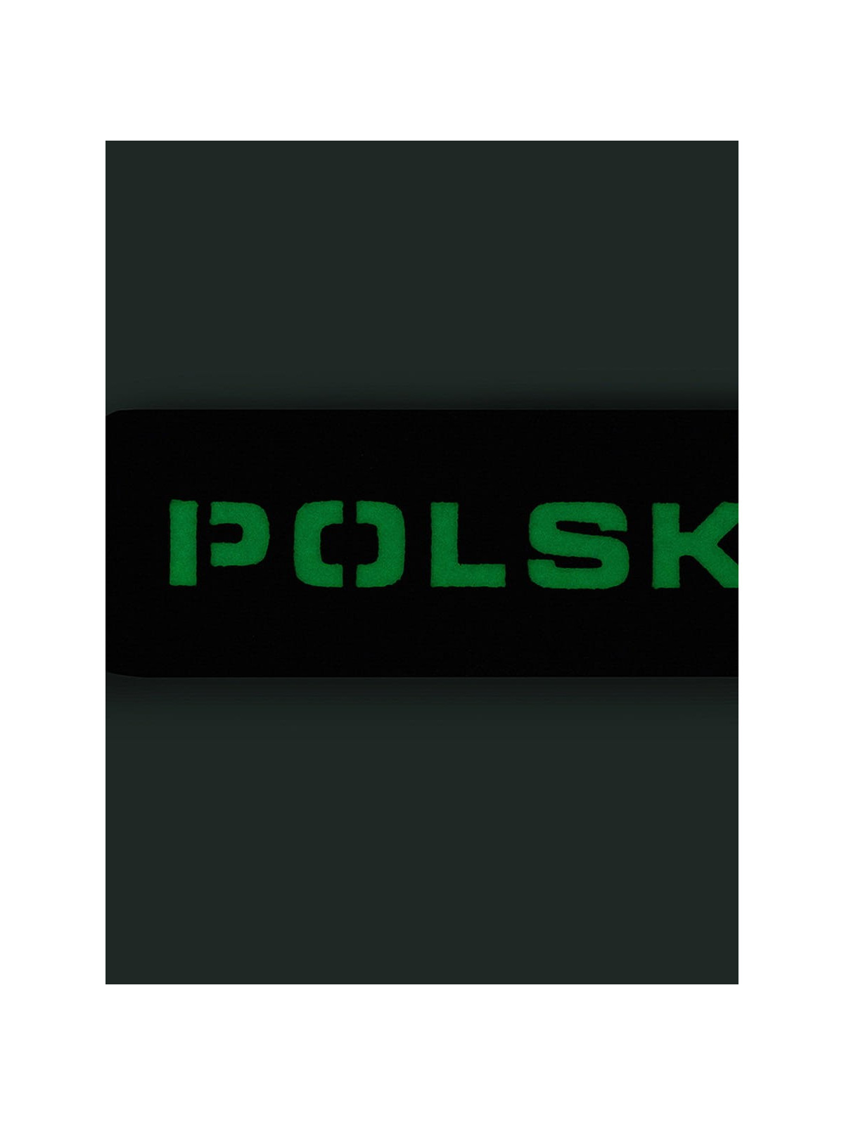 M-TAC Naszywka Polska Laser Cut Rzep 25x80mm Czerwono-fluoroscencyjna