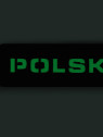 M-TAC Naszywka Polska Laser Cut Rzep 25x80mm Czerwono-fluoroscencyjna