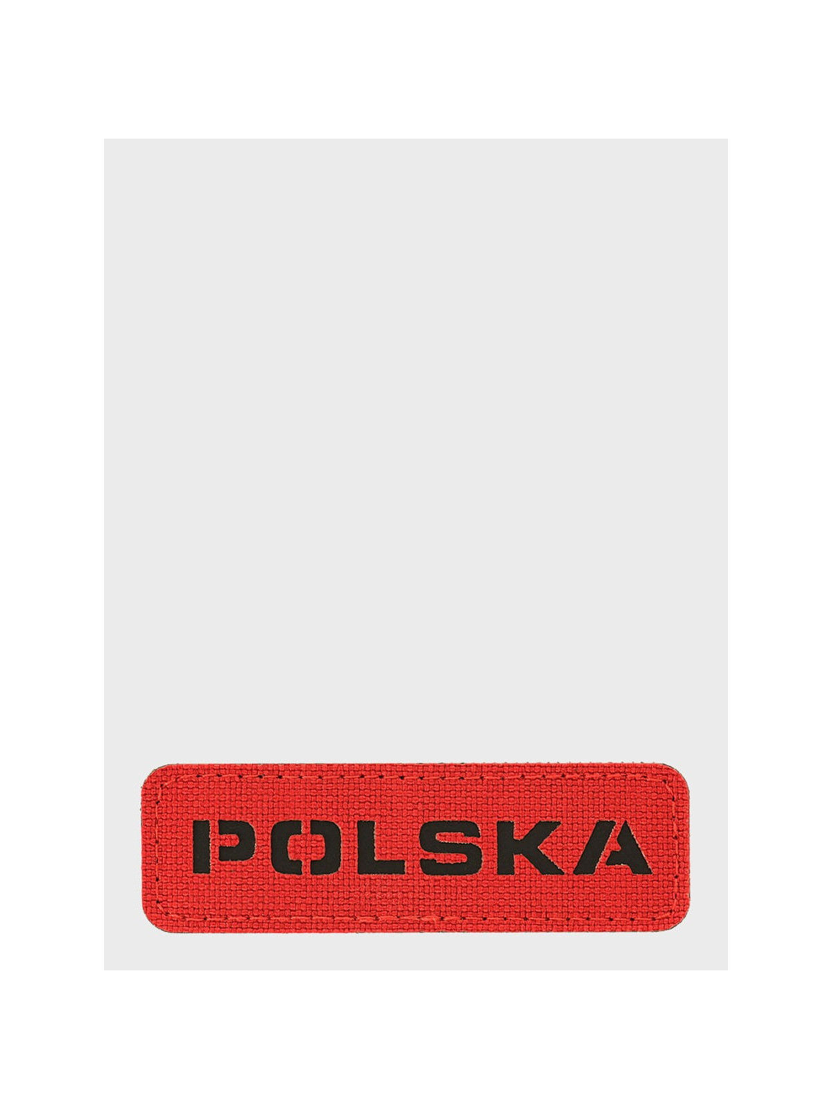 M-TAC Naszywka Polska Laser Cut Rzep 25x80mm Czerwono-czarna