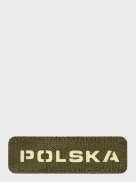 M-TAC Naszywka Polska Laser Cut Rzep 25x80mm OLIWKOWA fluorescencyjna