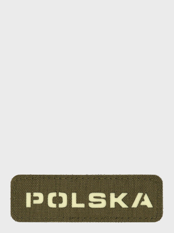 M-TAC Naszywka Polska Laser Cut Rzep 25x80mm OLIWKOWA fluorescencyjna