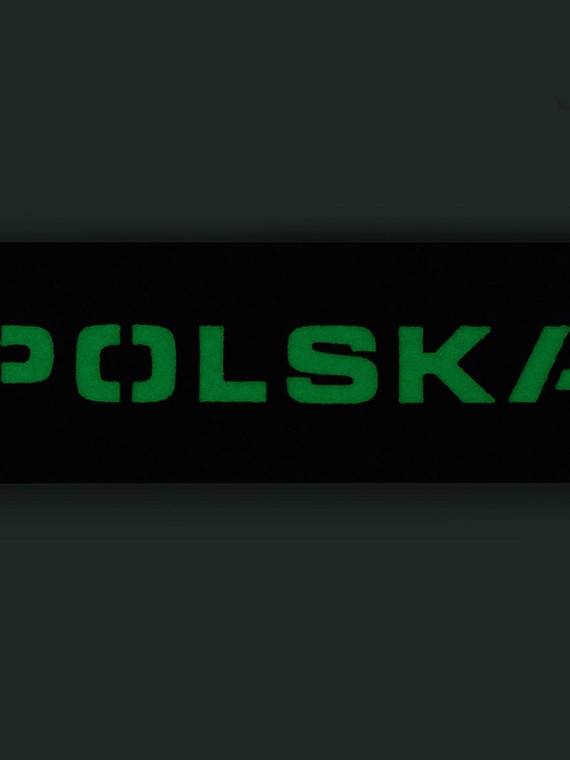 M-TAC Naszywka Polska Laser Cut Rzep 25x80mm OLIWKOWA fluorescencyjna