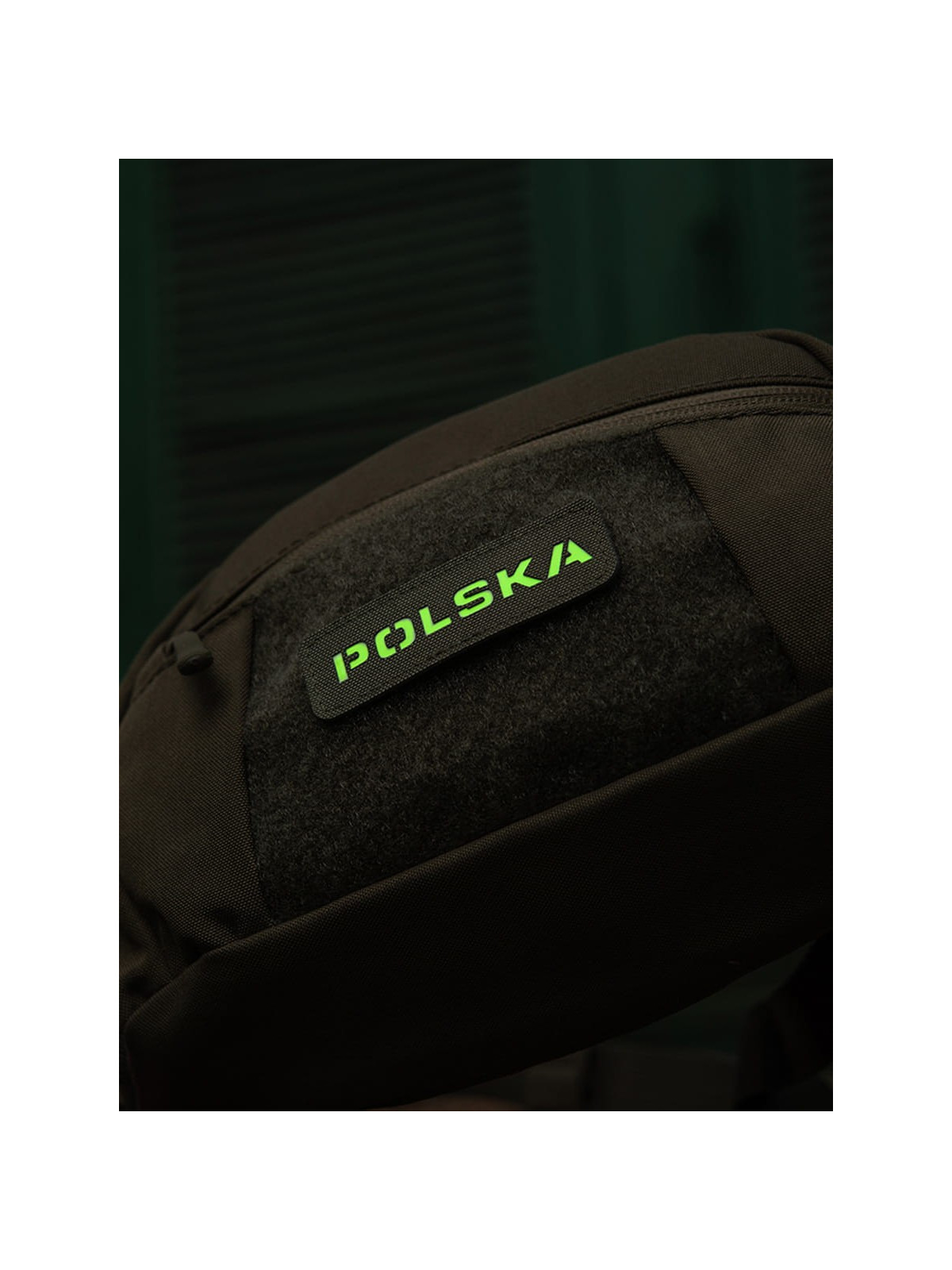 M-TAC Naszywka Polska Laser Cut Rzep 25x80mm OLIWKOWA fluorescencyjna