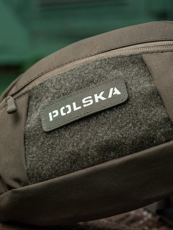 M-TAC Naszywka Polska Laser Cut Rzep 25x80mm OLIWKOWA fluorescencyjna