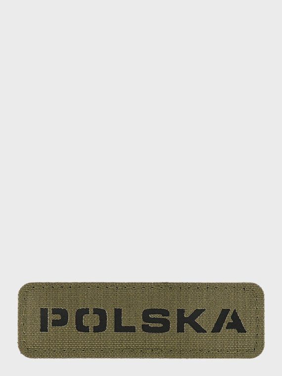 M-TAC Naszywka Polska Laser Cut Rzep 25x80mm oliwkowo-czarna