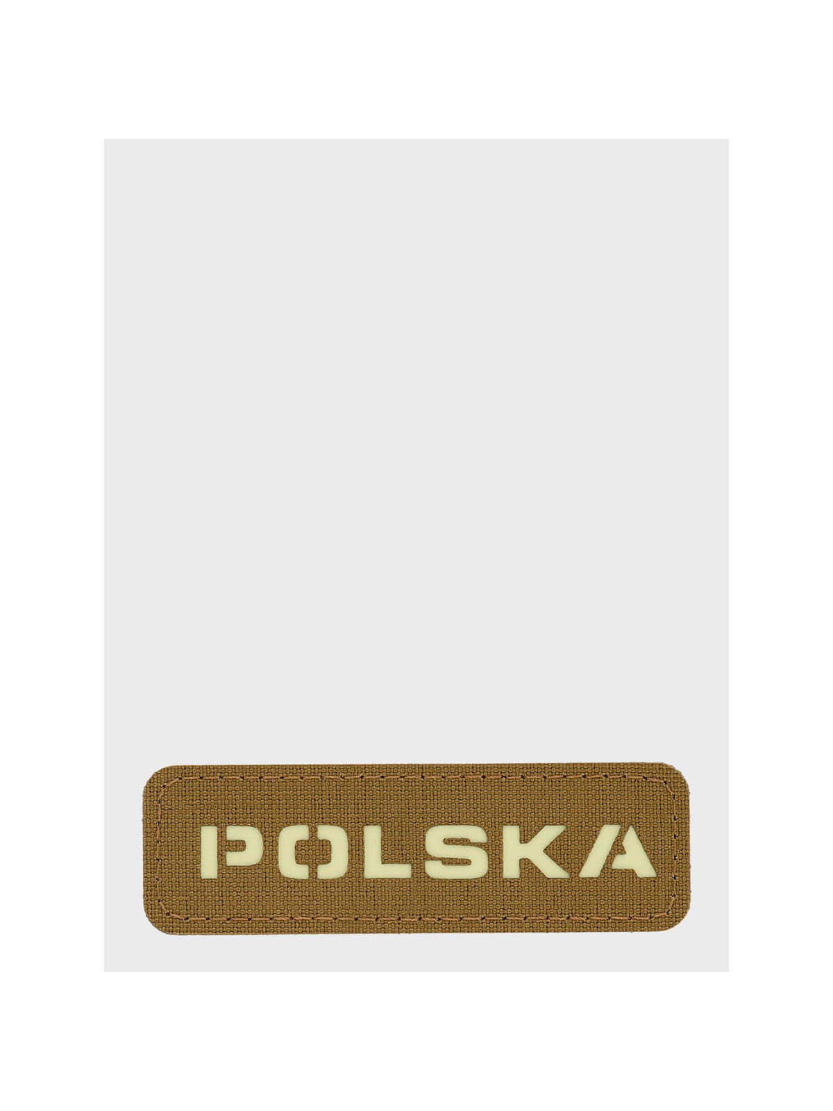 M-TAC Naszywka Polska Laser Cut Rzep 25x80mm Coyote-flurorescencyjna