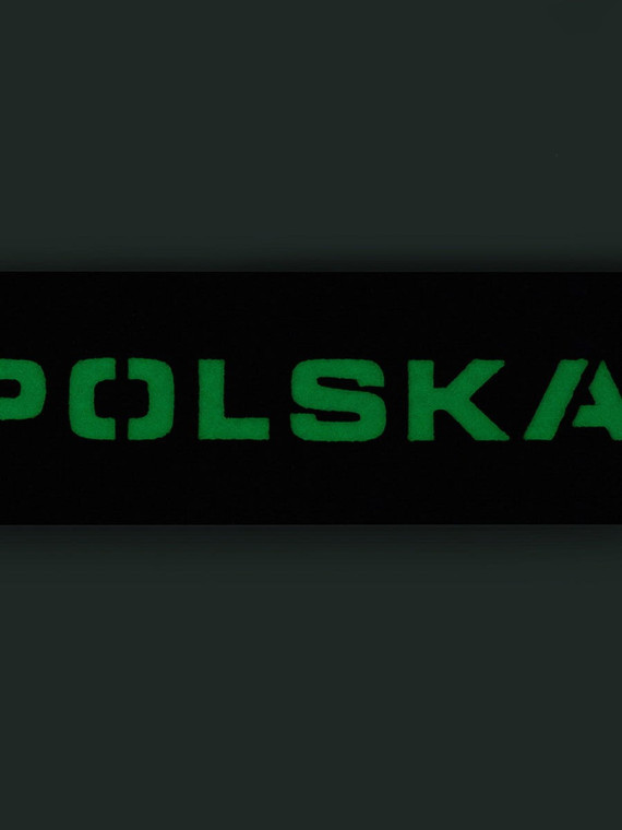 M-TAC Naszywka Polska Laser Cut Rzep 25x80mm Coyote-flurorescencyjna