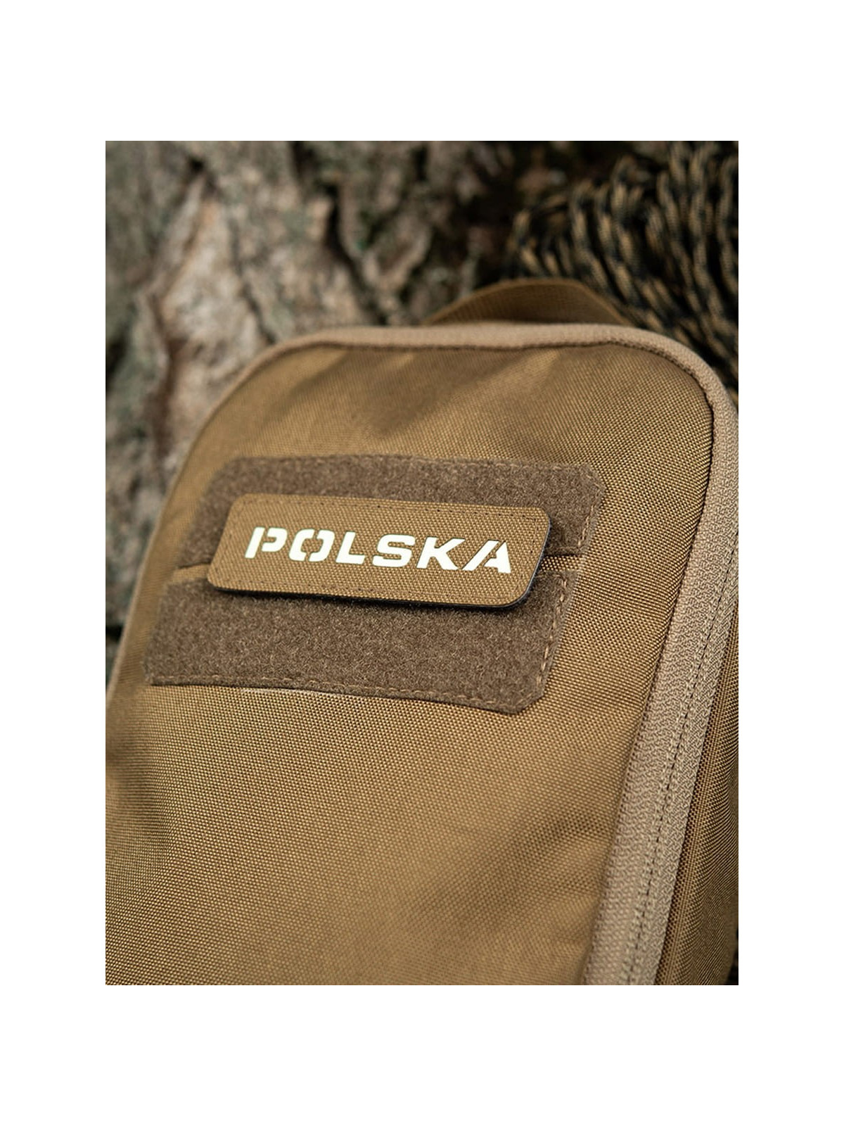 M-TAC Naszywka Polska Laser Cut Rzep 25x80mm Coyote-flurorescencyjna