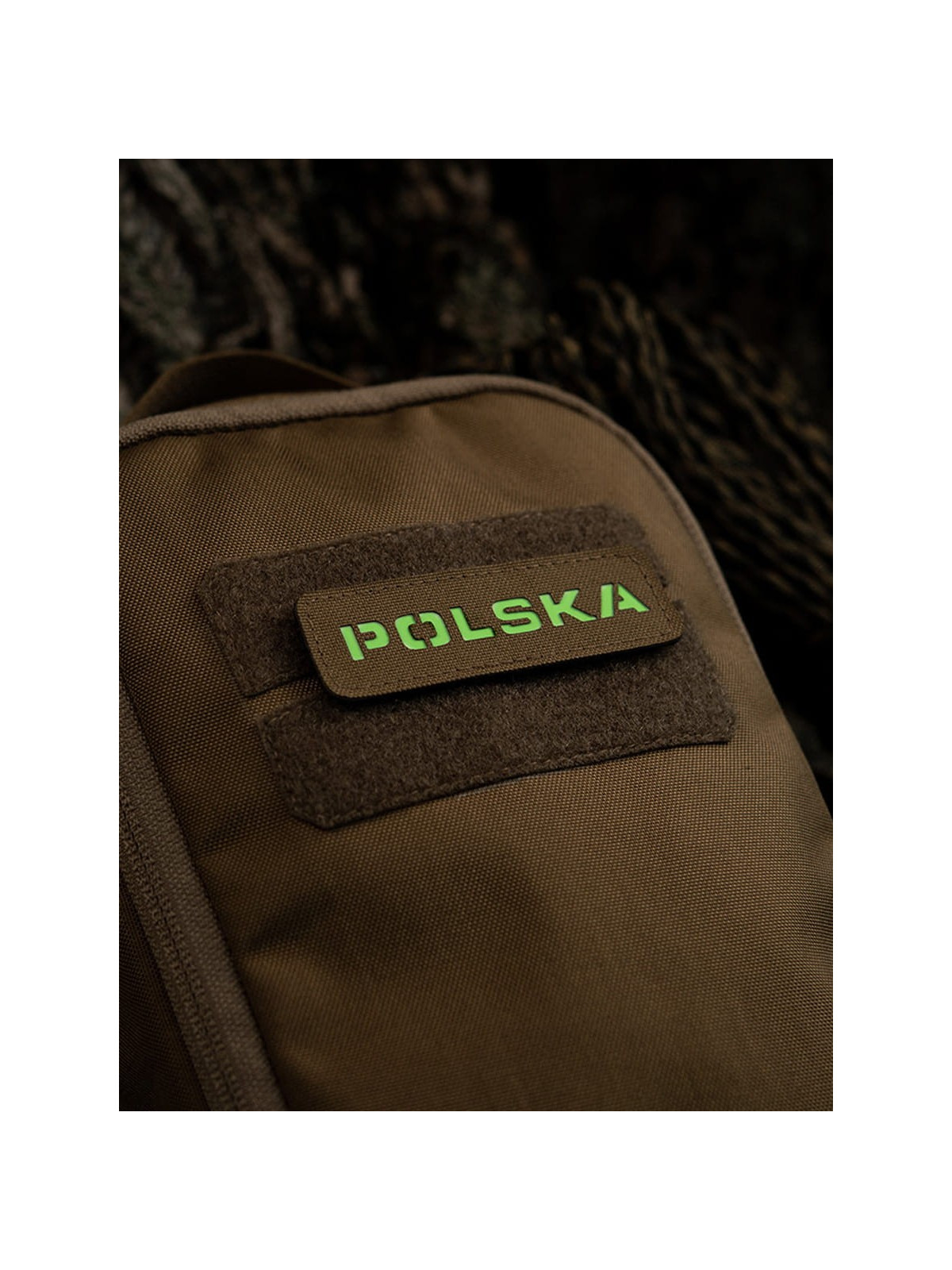 M-TAC Naszywka Polska Laser Cut Rzep 25x80mm Coyote-flurorescencyjna