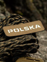 M-TAC Naszywka Polska Laser Cut Rzep 25x80mm Coyote-flurorescencyjna