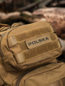 M-TAC Naszywka Polska Laser Cut Rzep 25x80mm Coyote-czarna