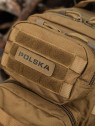 M-TAC Naszywka Polska Laser Cut Rzep 25x80mm Coyote-czarna