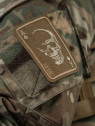 M-TAC NASZYWKA FACE OF WAR CZASZKA HAFTOWANA RZEP COYOTE