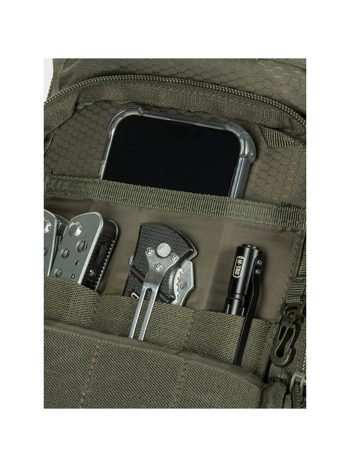 M-TAC Torba Na Ramię Urban Line City Hunter Hexagon Oliwkowa