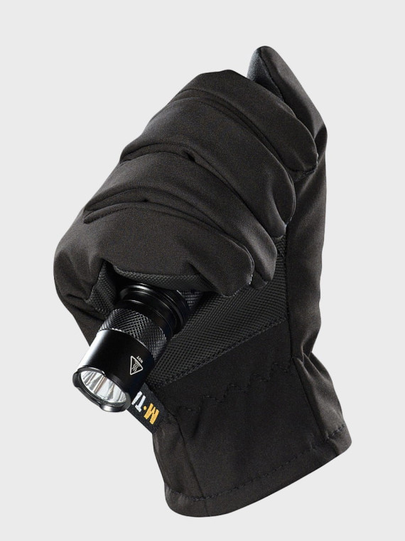 M-TAC RĘKAWICZKI ZIMOWE SOFTSHELL THINSULATE CZARNE XL