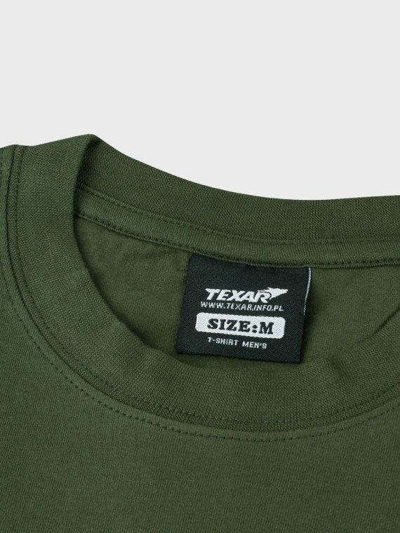 TEXAR KOSZULKA T-SHIRT BAWEŁNIANA OLIWKOWA XXL