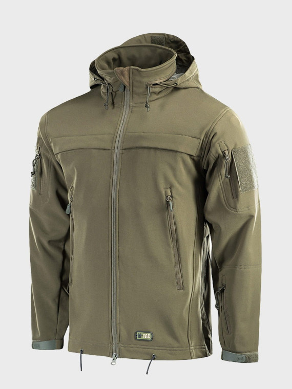 M-TAC KURTKA SOFTSHELL POLICE MĘSKA OLIWKOWA XXL