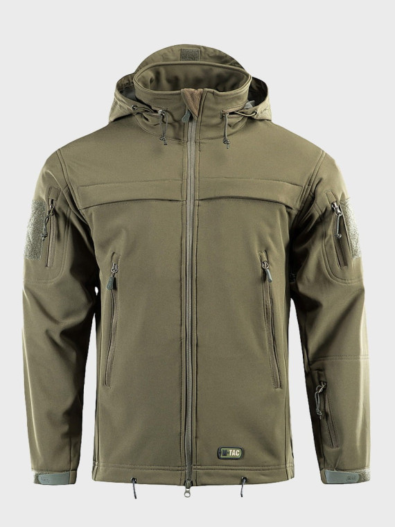 M-TAC KURTKA SOFTSHELL POLICE MĘSKA OLIWKOWA XXL