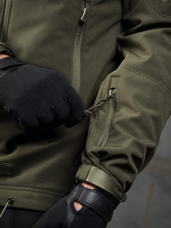 M-TAC KURTKA SOFTSHELL POLICE MĘSKA OLIWKOWA XXL