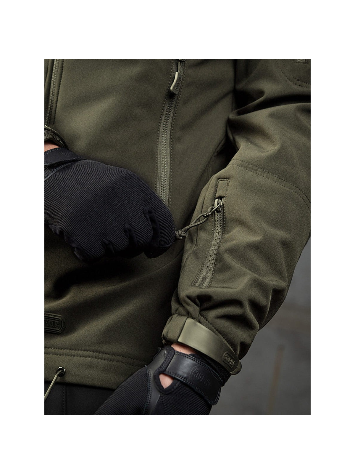 M-TAC KURTKA SOFTSHELL POLICE MĘSKA OLIWKOWA XXL