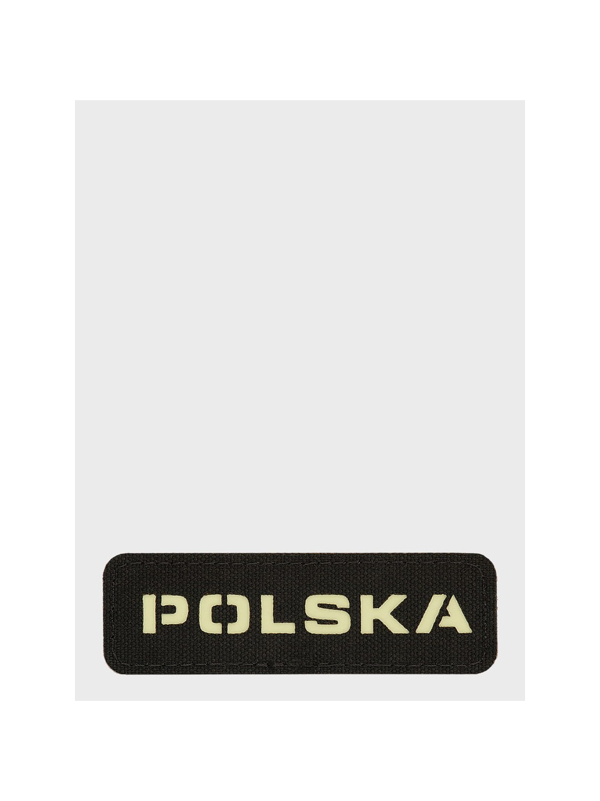 M-TAC Naszywka Polska Laser Cut Rzep 25x80mm Czarno-fluorescencyjna
