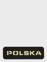 M-TAC Naszywka Polska Laser Cut Rzep 25x80mm Czarno-fluorescencyjna