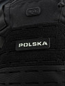 M-TAC Naszywka Polska Laser Cut Rzep 25x80mm Czarno-fluorescencyjna