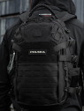 M-TAC Naszywka Polska Laser Cut Rzep 25x80mm Czarno-fluorescencyjna