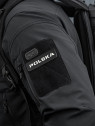 M-TAC Naszywka Polska Laser Cut Rzep 25x80mm Czarno-fluorescencyjna
