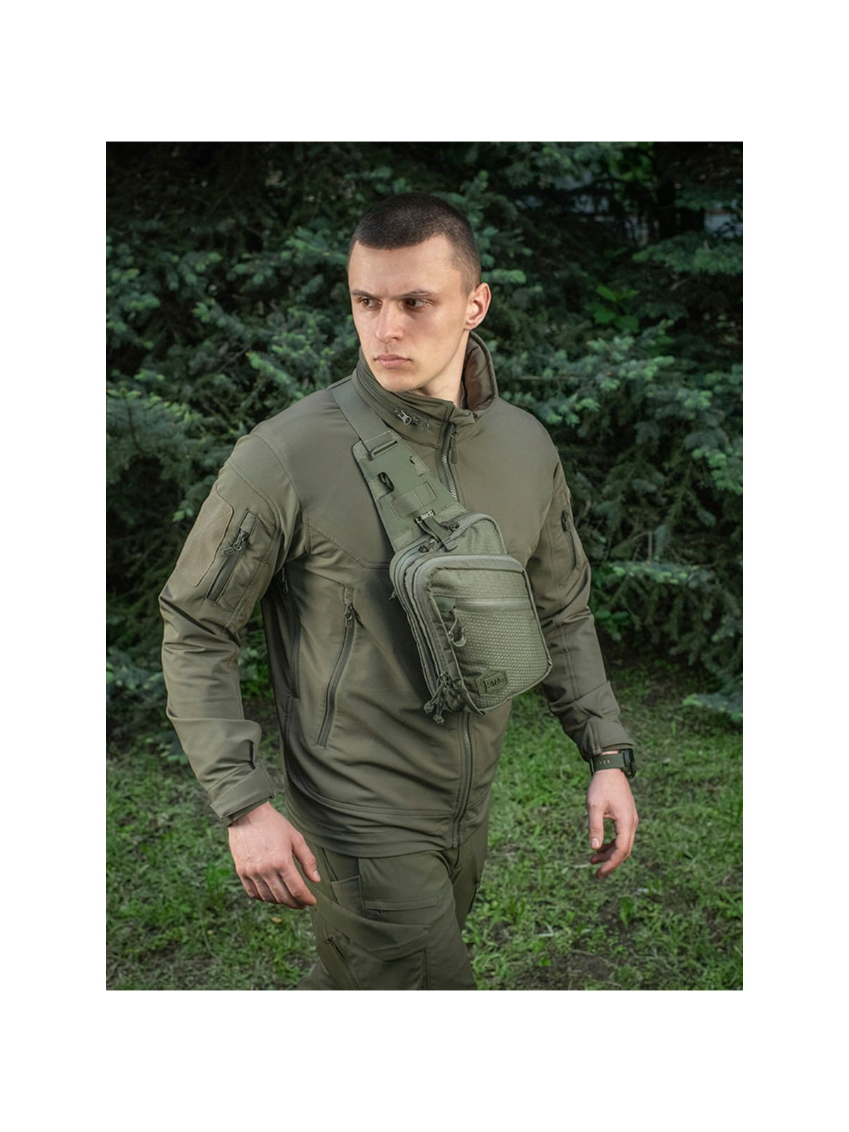 M-TAC Torba na Ramię Saszetka Sling Pistol Elite Hex Oliwkowa