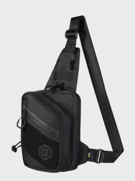 M-TAC Torba na Ramię Saszetka Elite Sling Pistol Hex Rzep Czarny