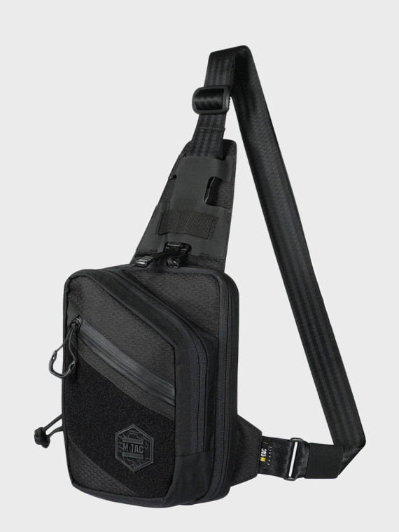 M-TAC Torba na Ramię Saszetka Elite Sling Pistol Hex Rzep Czarny